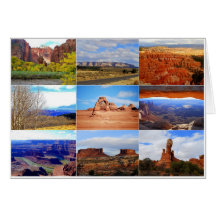 Utah-Collage Karten