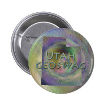 Utah Geoswag Swags Geocaching Geschenk-Schatz Anstecknadelbuttons