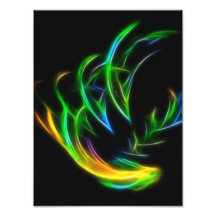 V Flamme Photodruck
