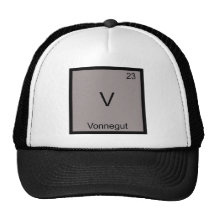 V - Vonnegut lustiges Chemie-Element-Symbol-T-Stüc Kultcaps