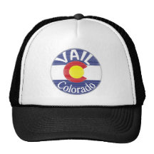 Vail Colorado Kreisflagge Mütze