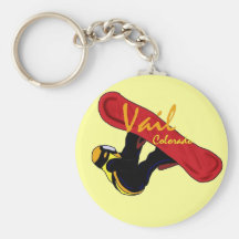 Vail Colorado Snowboarder keychain Schlüsselband