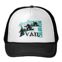 Vail Colorado Snowboarderhut Retrokultmütze