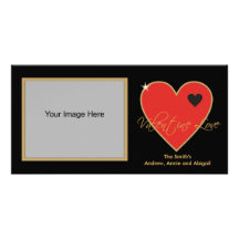 Valentine-Liebe-Foto-Karten Foto Karte