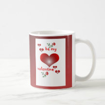 Valentinsgruß-Becher Kaffeehaferl