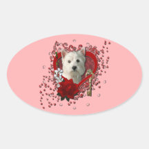 Valentinsgrüße - Schlüssel zu meinem Herz-Westhoch Sticker