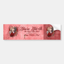 Valentinsgrüße - Schlüssel zu meinem Herzen - Labr Autosticker