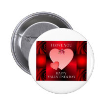 Valentinstag-Andenken Anstecknadelbutton