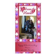 Valentinstag-Foto-Karte Bilderkarte
