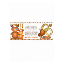 Valxart 1984 2044 WoodRat Tierkreis geborener Widd Postkarte