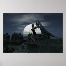 Vampir: Vollmond-Steigen Plakatdrucke