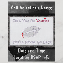 Vampire-Liebe Flyerdruck