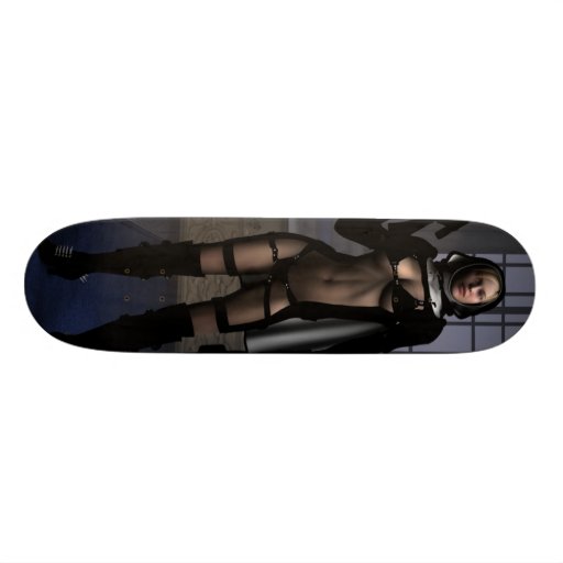 Vampirhuntress-gotische Kunst-Skateboard-Plattform Individuelle Skateboarddecks