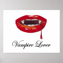 Vampirs-Liebhaberplakat