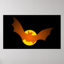 Vampirs-Schläger-Halloween-Plakat