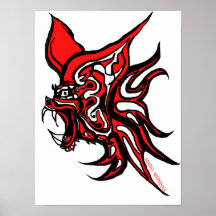 Vampirs-Schläger - Kunst-Druck Plakatdrucke