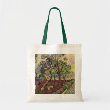 Van Gogh; Ecke von St Paulkrankenhaus und -garten Einkaufstaschen