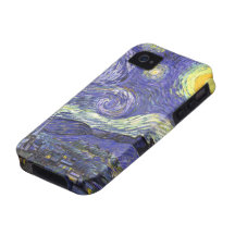 Van Gogh, Sternennacht, Post-Impressionismus iPhone 4 Case