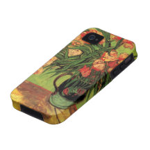 Van Gogh; Stillleben-Vase mit Oleandern und Bücher Vibe iPhone 4 Cover