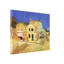 Van Gogh; Vincents Haus in Arles (gelbes Haus) Leinwand Druck