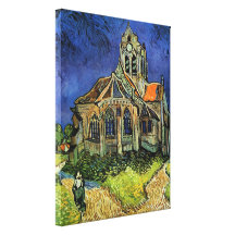 Van- Goghkirche bei Auvers Gespannte Galerie Drucke