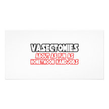 Vasectomies-… nicht Spaß Photokartenvorlagen