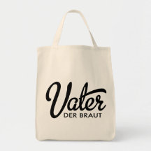 Vater der Braut Einkaufstaschen