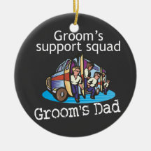 Vater des Bräutigams Weihnachtsbaum Ornament