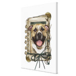 Vatertag - Steintatzen - Pitbull - Tigger Galerie Gefaltete Leinwand