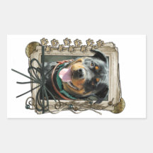 Vatertag - Steintatzen - Rottweiler - SambaParTi Sticker
