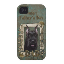 Vatertag - Steintatzen - Schnauzer iPhone 4/4S Cover