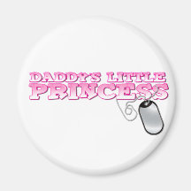 Vati-kleine Prinzessin Kühlschrankmagnet
