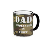 Vati, Kommandant - herein - HauptCamouflage-Militä Kaffee Tasse
