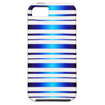 Vega blaues Glühen Stripes Muster iPhone 5 Kasten Schutzhülle Fürs iPhone 5