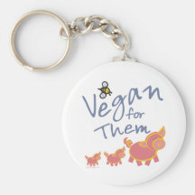 Vegan für Tiere Schlüsselband