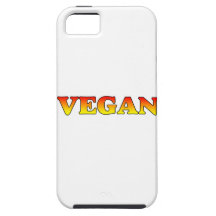 Vegan in den Flammen iPhone 5 Etui