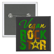 Veganer Felsen-Stern Anstecknadel