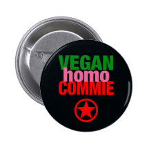 Veganer Homocommie-Knopf Buttons