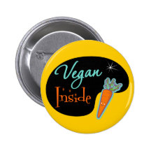 Veganes Innere Anstecknadelbutton