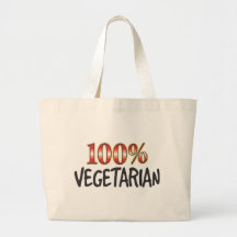 Vegetarier 100 Prozent Einkaufstasche
