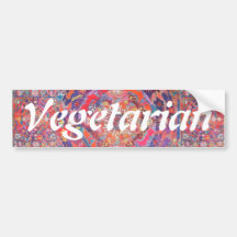 Vegetarier Auto Aufkleber