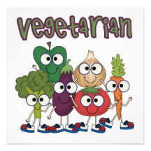 Vegetarier Personalisierte Ankündigung