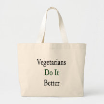 Vegetarier verbessert es einkaufstaschen