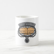 Vegetarische Fäuste Teetasse