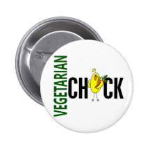 Vegetarisches Küken Anstecknadelbutton