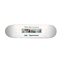 Vegetarisches Skateboard Personalisierte Decks