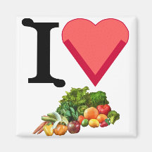 Veggie-u. Frucht-Magnet Kühlschrankmagnete