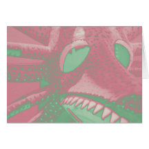 Vejigante Maske von Puerto Rico Grußkarten