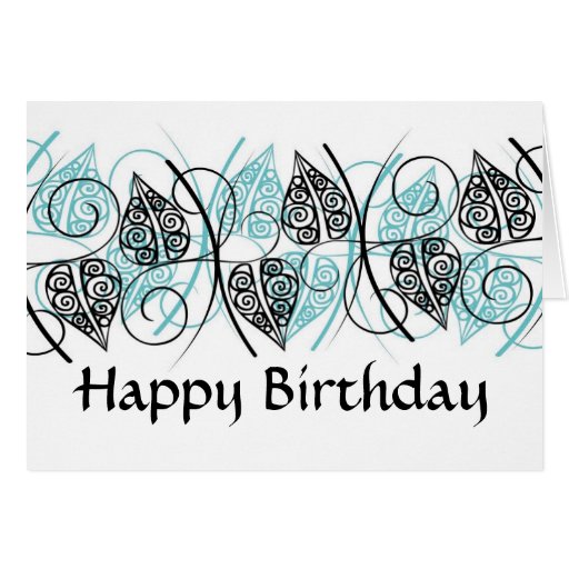 Vektoren - alles Gute zum Geburtstag - besonders a Grußkarte