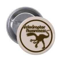 Velociraptor-Bewusstsein Anstecknadel